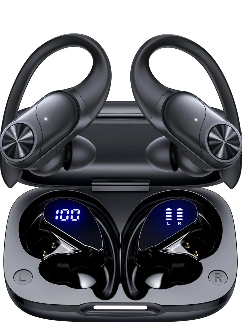 Wireless Sport Earbuds with Charging Case - green